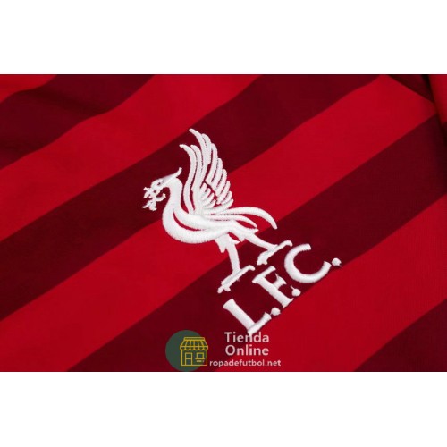 Liverpool Sudadera Capucha Rojo II + Pantalon Rojo 2021/2022