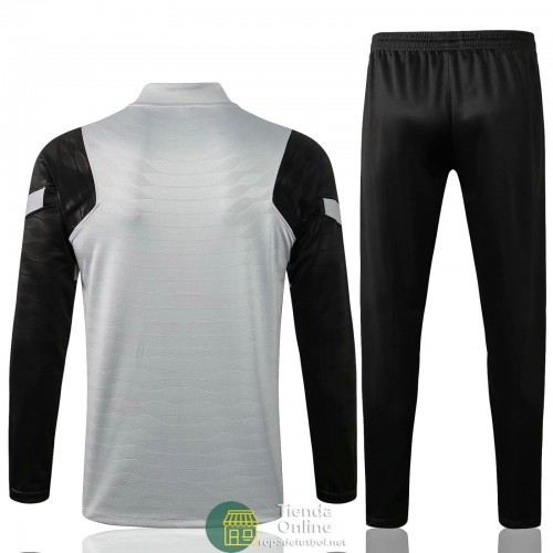 Liverpool Sudadera De Entrenamiento Gris + Pantalon Negro 2021/2022