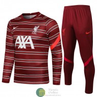 Liverpool Sudadera De Entrenamiento Rojo II + Pantalon Rojo II 2021/2022