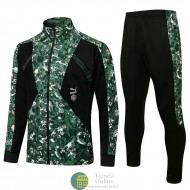 Manchester City Chaqueta Verde Blcak II + Pantalon Negro 2021/2022