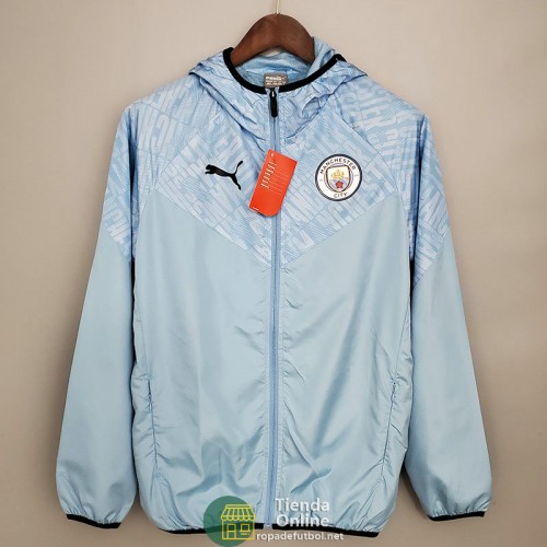 Manchester City Chaqueta Rompevientos Azul Azul 2021/2022