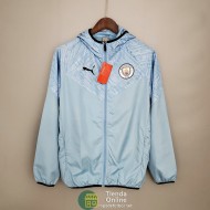 Manchester City Chaqueta Rompevientos Azul Azul 2021/2022