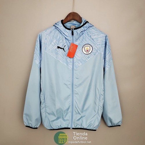 Manchester City Chaqueta Rompevientos Azul Azul 2021/2022