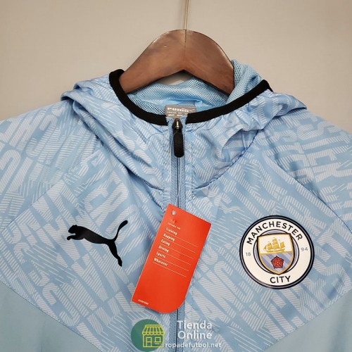 Manchester City Chaqueta Rompevientos Azul Azul 2021/2022