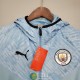 Manchester City Chaqueta Rompevientos Azul Azul 2021/2022