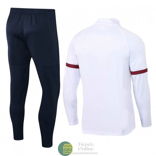 Manchester City Sudadera De Entrenamiento Blanco II + Pantalon 2021/2022