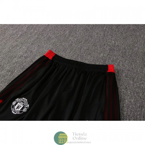 Manchester United Chaqueta Negro III + Pantalon Negro 2021/2022