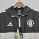 Manchester United Chaqueta Rompevientos Negro Azul I 2022/2023