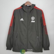 Manchester United Chaqueta Rompevientos Negro I 2021/2022