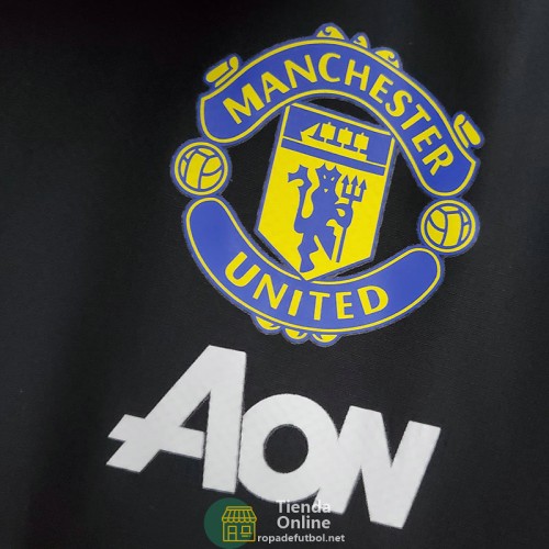 Manchester United Chaqueta Rompevientos Negro II 2022/2023