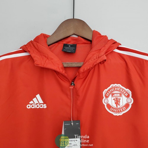 Manchester United Chaqueta Rompevientos Rojo I 2022/2023