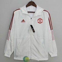 Manchester United Chaqueta Rompevientos Blanco I 2022/2023