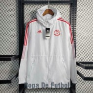 Manchester United Chaqueta Rompevientos Blanco I 2023/2024