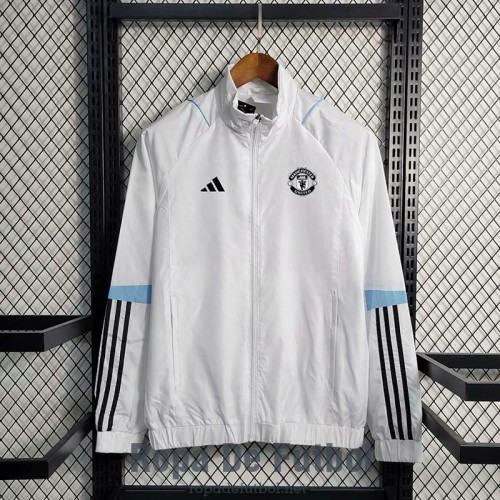 Manchester United Chaqueta Rompevientos Blanco II 2023/2024