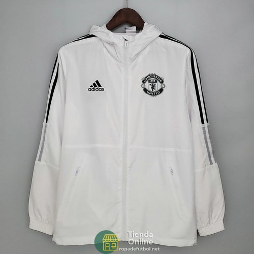 Manchester United Chaqueta Rompevientos Blanco III 2021/2022