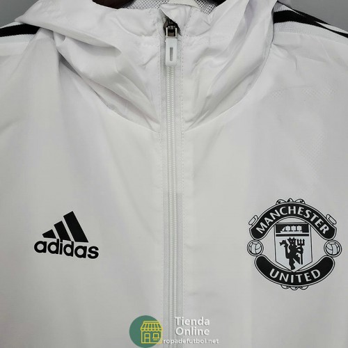 Manchester United Chaqueta Rompevientos Blanco III 2021/2022