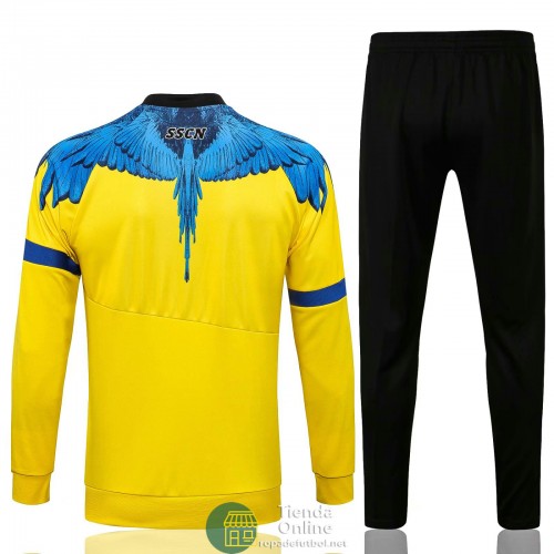 Napoli Kappa x Marcelo Burlon Chaqueta Amarillo + Pantalon 2021/2022