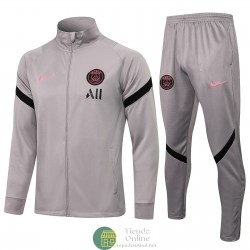 PSG Chaqueta Gris+ Pantalon Gris 2021/2022