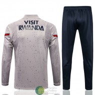 PSG Sudadera De Entrenamiento Light Gris Dots + Pantalon 2021/2022