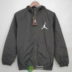 PSG x JORDAN Chaqueta Rompevientos Negro Blanco 2021/2022