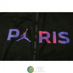 PSG x Jordan Chaqueta Capucha Negro I + Pantalon Negro 2021/2022