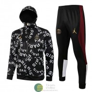 PSG x Jordan Chaqueta Capucha PARIS + Pantalon Negro 2021/2022