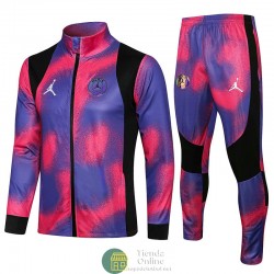 PSG x Jordan Chaqueta Rosado + Pantalon Rosado 2021/2022