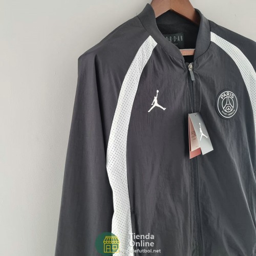 PSG x Jordan Chaqueta Rompevientos Negro I 2022/2023