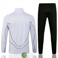 PSG x Jordan Chaqueta Blanco Negro Streak + Pantalon Negro 2021/2022