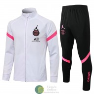 PSG x Jordan Chaqueta Blanco II+ Pantalon Negro 2021/2022