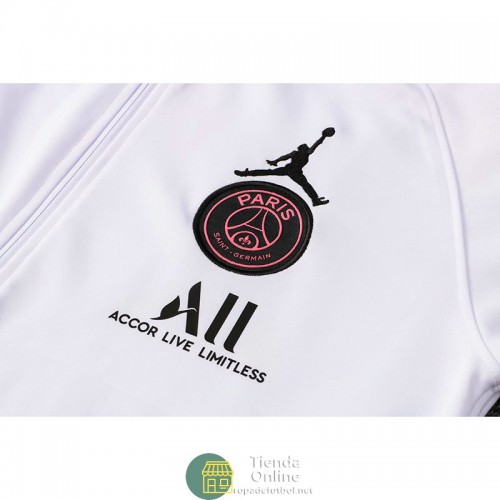 PSG x Jordan Chaqueta Blanco II+ Pantalon Negro 2021/2022