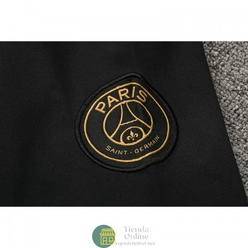 PSG x Jordan Sudadera Capucha Negro + Pantalon Negro 2021/2022