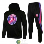 PSG x Jordan Sudadera Capucha Negro I+ Pantalon Negro 2021/2022