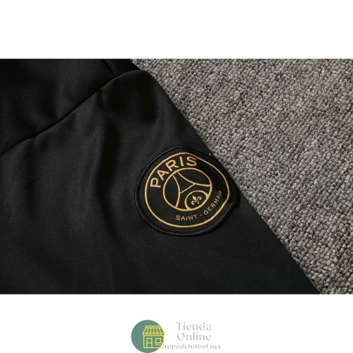 PSG x Jordan Sudadera Capucha Negro II + Pantalon Negro II 2021/2022