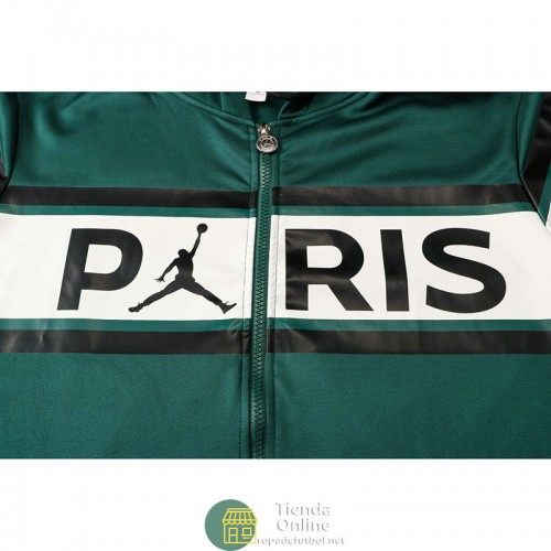 PSG x Jordan Sudadera Capucha Verde+ Pantalon 2021/2022