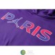 PSG x Jordan Sudadera Capucha Purple + Pantalon Negro 2021/2022