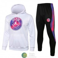 PSG x Jordan Sudadera Capucha Blanco I+ Pantalon Negro 2021/2022