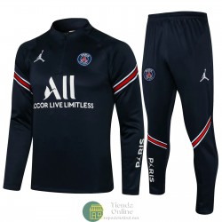 PSG x Jordan Sudadera De Entrenamiento Royal + Pantalon Royal 2021/2022