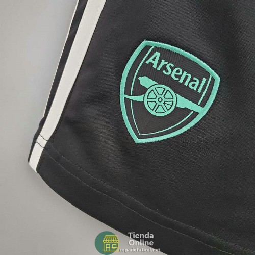 Pantalon Corto Arsenal Training Negro 2021/2022