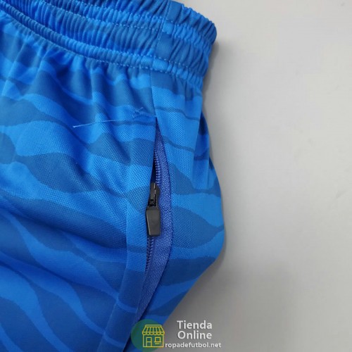 Pantalon Corto Barcelona Azul I 2021/2022