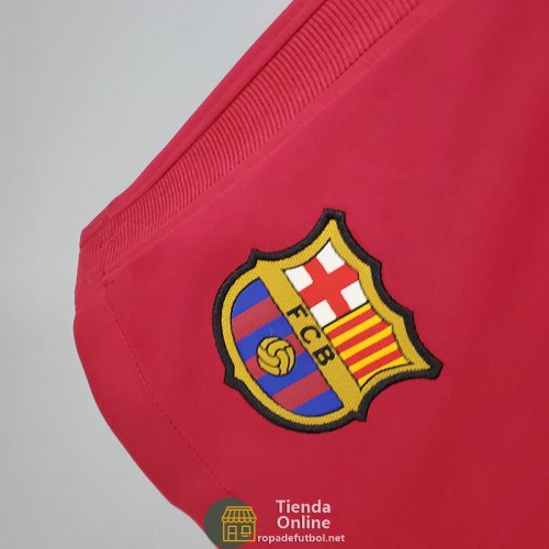 Pantalon Corto Barcelona Primera Equipación Rojo Azul 2021/2022