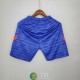 Pantalon Corto Barcelona Training Azul 2021/2022