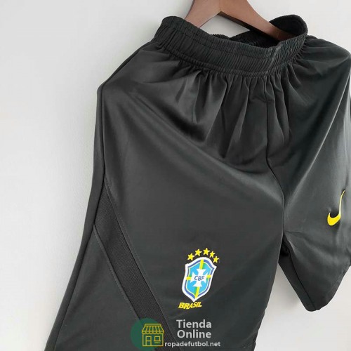 Pantalon Corto Brasil Negro I 2022/2023