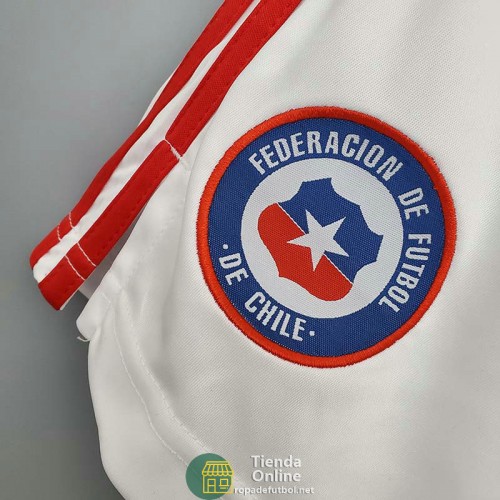 Pantalon Corto Chile Segunda Equipación 2021/2022