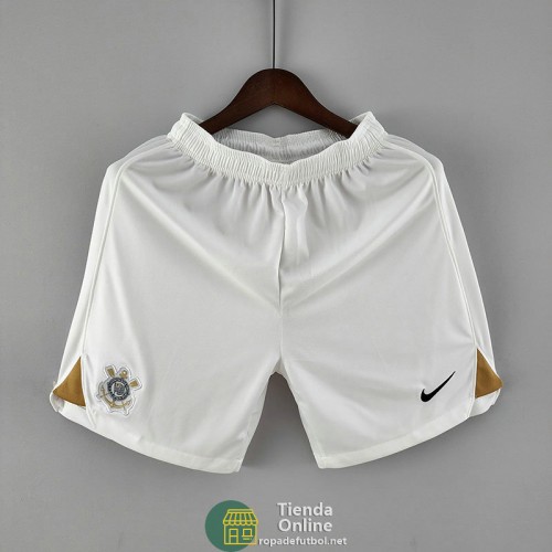 Pantalon Corto Corinthians Blanco I 2022/2023