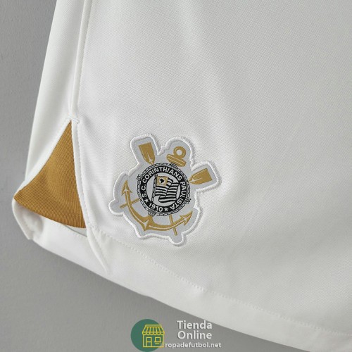 Pantalon Corto Corinthians Blanco I 2022/2023