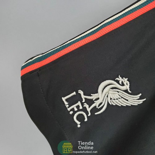 Pantalon Corto Liverpool Negro 2021/2022