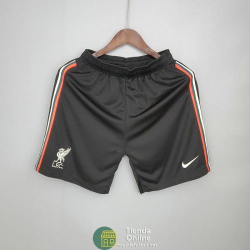 Pantalon Corto Liverpool Negro 2021/2022