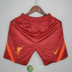 Pantalon Corto Liverpool Training Rojo 2021/2022