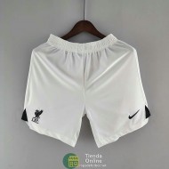 Pantalon Corto Liverpool Blanco I 2022/2023